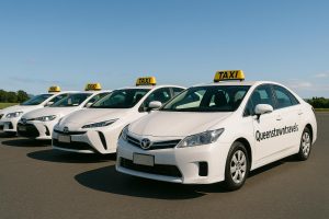 Queenstown taxi fleet providing airport transfers and local transportation in Queenstown New Zealand