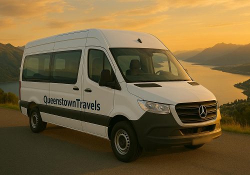 Queenstown maxi taxi van for group travel and airport transfers
